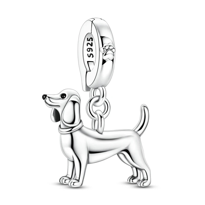 Silver Sterling Charm Beads Pendant