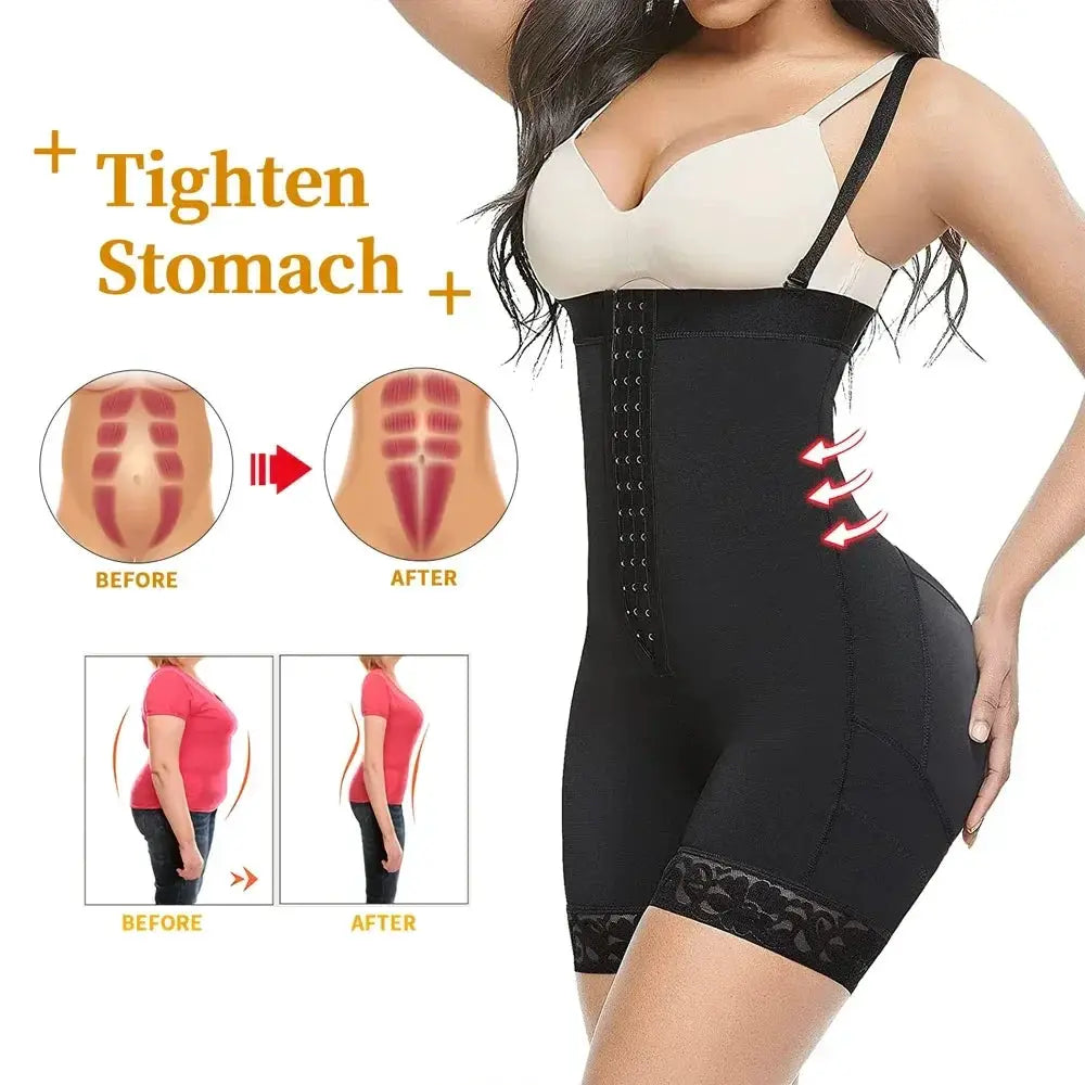 Womens Firm Control Shapewear Girdles Bodysuit Tummy Tuck