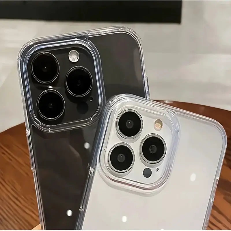 Ultra Thin Clear Acrylic Phone Case For iPhone 18 17 16 15 14 13 12 11 Pro Max Phone Back Cover Transparent Shockproof Cover