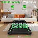 Akluer Under Desk Walking Pad With 12 Percent Incline Pro Quiet
