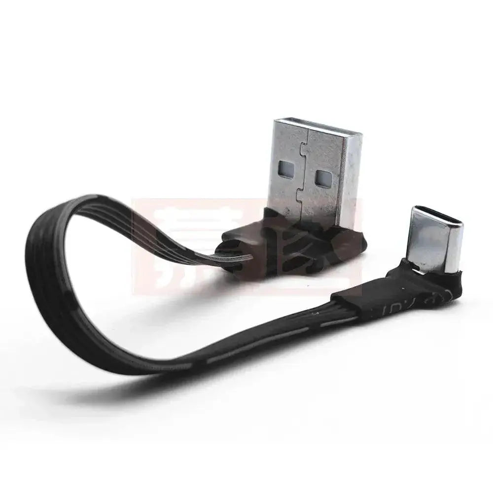 90 Degree Angled USB C Data Cable Fast Charging Connectivity