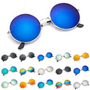 Unisex Gradient Mirror Pilot Sunglasses with UV400 Protection