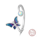 Adjustable Ring Sterling Silver Mermaid