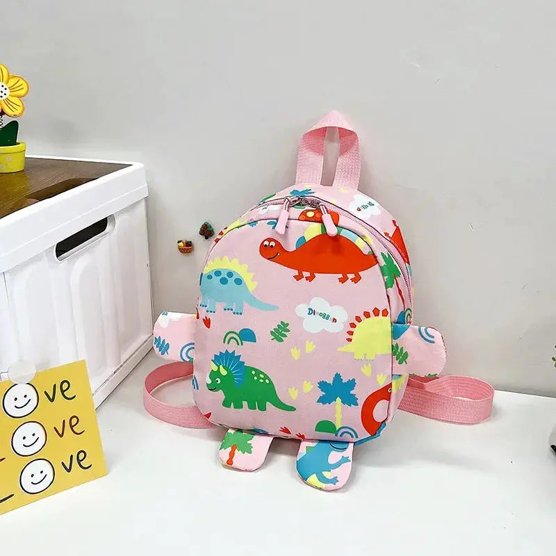 Cute Cartoon Dinosaur Backpacks For Kindergarten Kids
