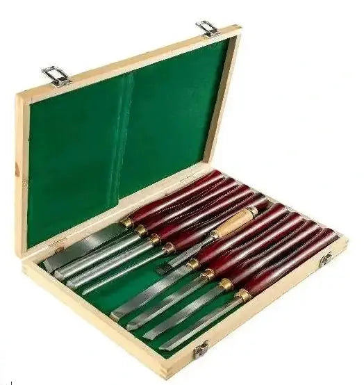 VEVOR 8 Piece HSS Lathe Chisel Set For Wood Turning