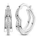 Mula Sterling Silver Hoops Earrings