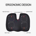 Orthopedic Memory Foam Seat Cushion With Massage Pad Comfort