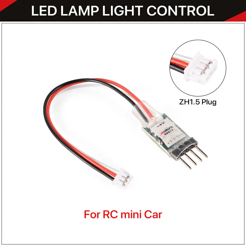 DUMBORC RC Light Controller LED Switch Panel System Turn on/Off 3CH for RC Car Vehicle RC Mini Car Fixed Wing Aircraft Parts