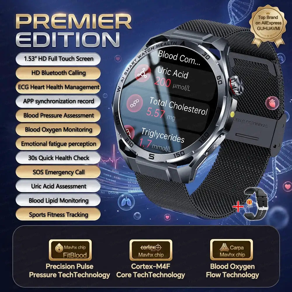 Ai Health Smartwatch With Ecg Tracker — product view 9