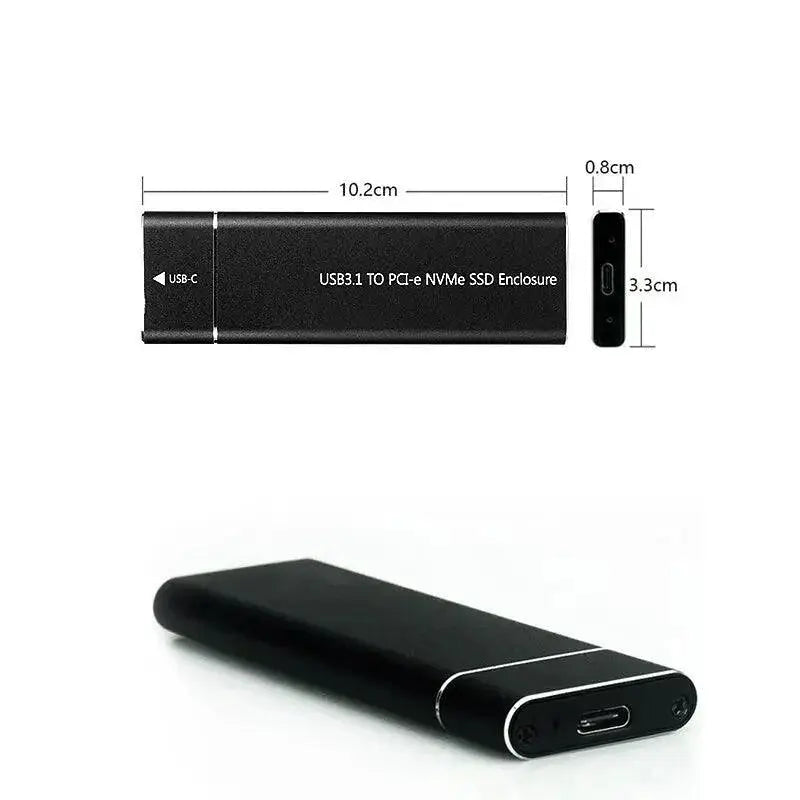 Ultra Slim M.2 NVMe SSD Enclosure with Type-C Design