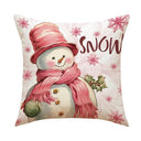 Cozy Linen Pillow Cover for Winter Decor