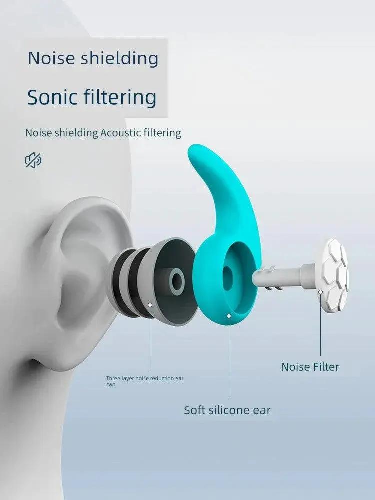 German Silicone Noise Reduction Earplugs For Quiet Comfort