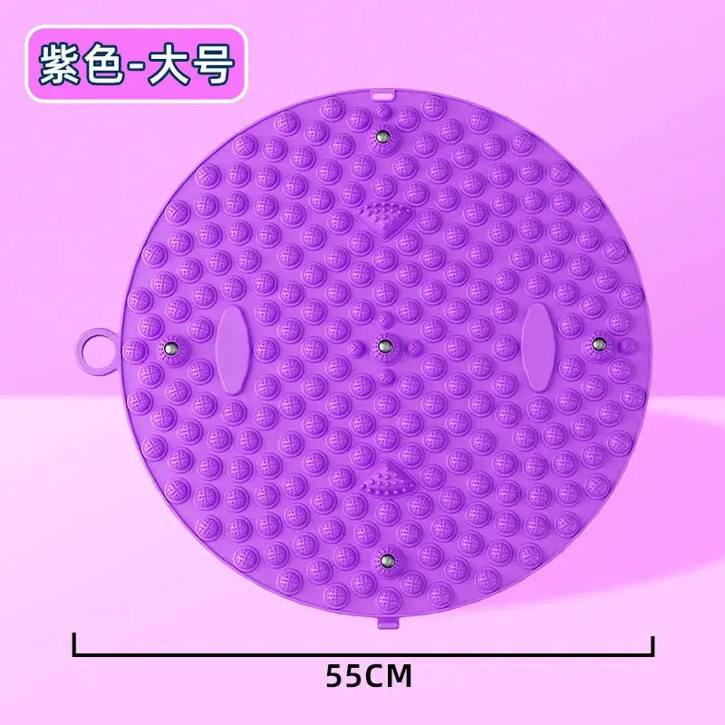 Foot Massage Pad with Acupressure Plate, Home Super Painful Foot, Round Foot Pad, Toe Pressure Plate, Extra-large Size