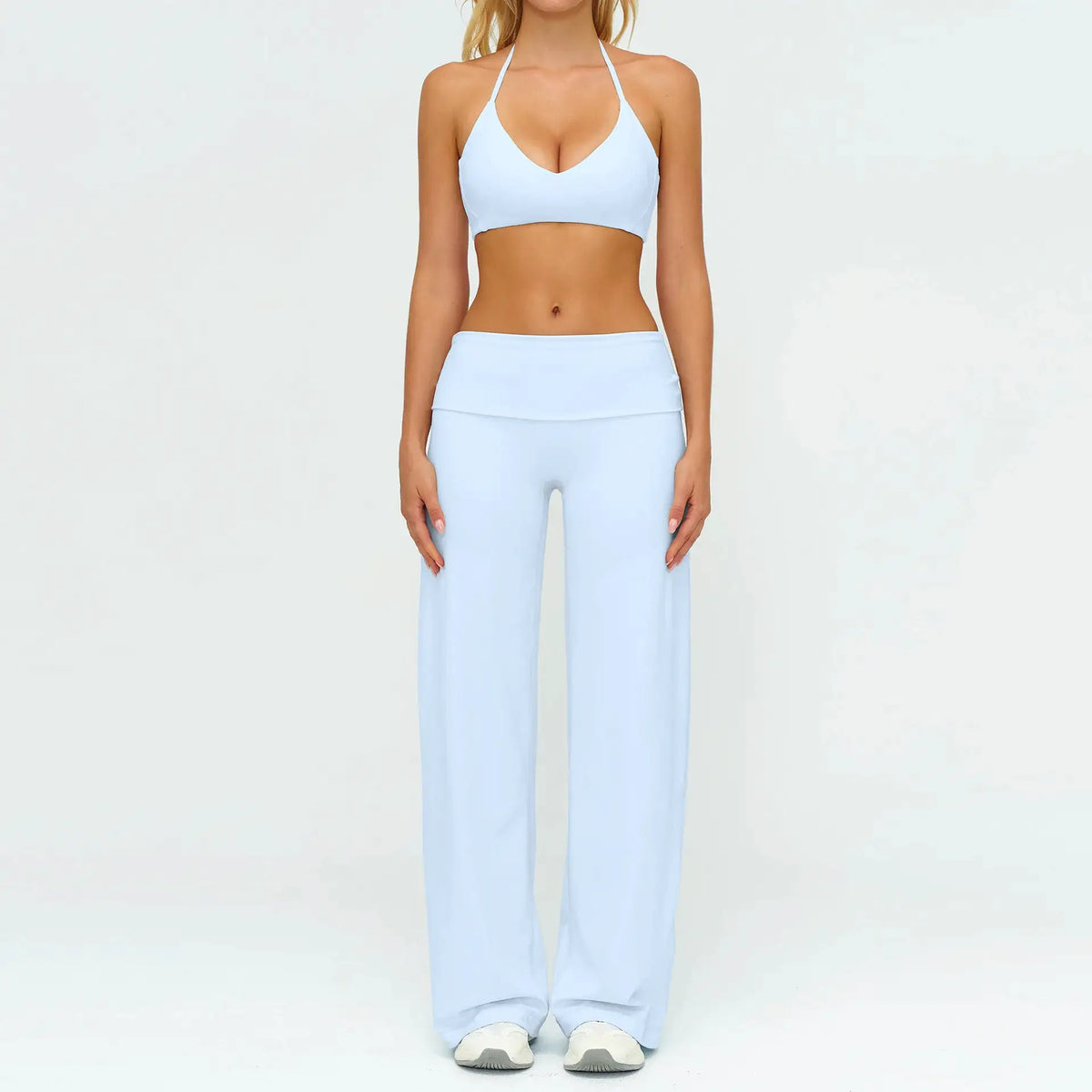 Women Yoga Set Breathable High Waist Leggings — product view 10