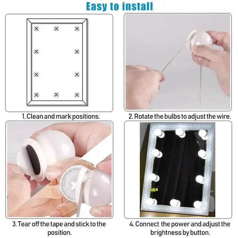 Vanity Mirror Lighting Kit Elevate Your Makeup Routine