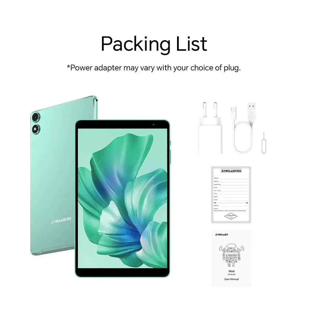 P85T 8 Inch Android Tablet 10 Core 64GB WiFi 6 Device Elite