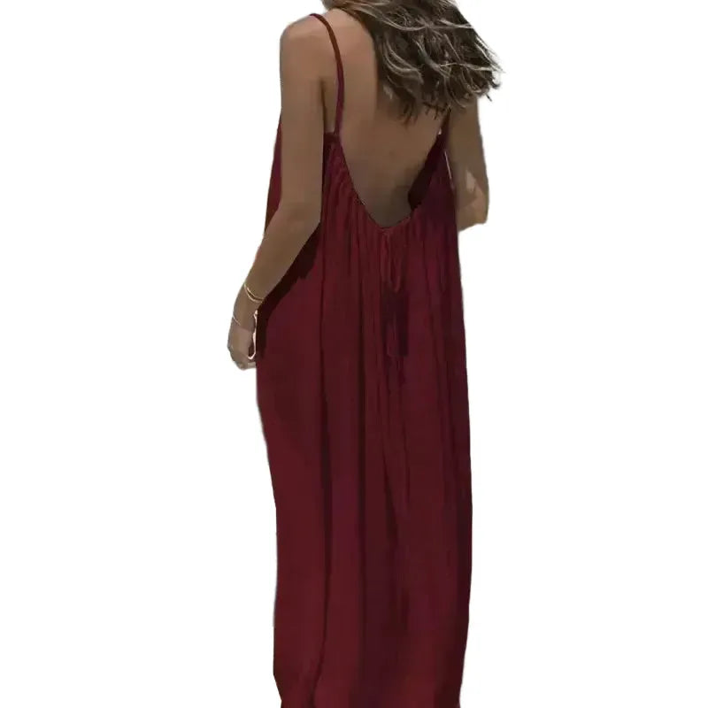 Effortless Sleepwear Maxi Dress for Home — product view 1