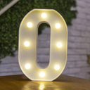Battery-Operated LED Alphabet Lights for Home and Party Decor