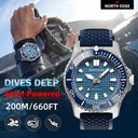 Men Luxury Solar Powered Dive Watch