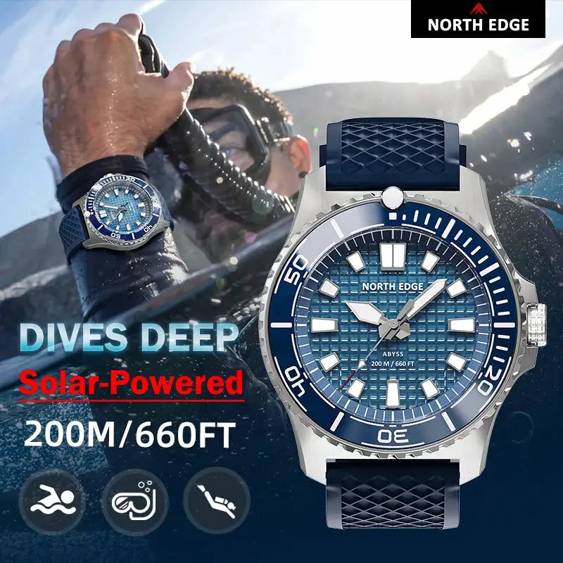 Men Luxury Solar Powered Dive Watch — product image 2