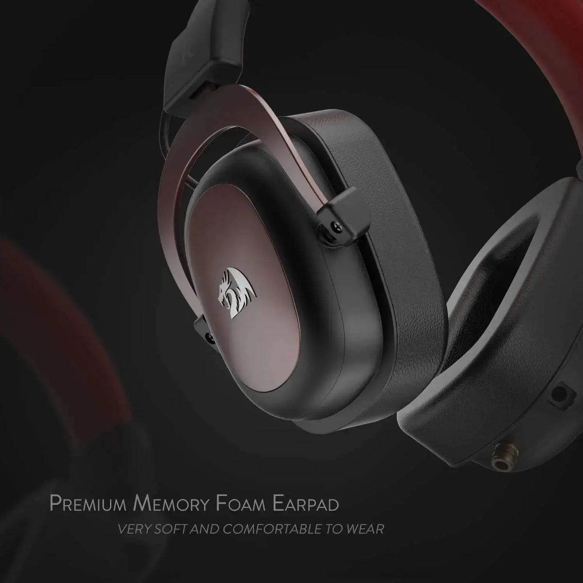 Redragon H510 Zeus Wired Gaming Headset - 7.1 Surround Sound - Memory Foam Ear Pads - 53MM Drivers Detachable Microphone