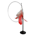 Interactive Cat Stick Kitten Teaser Suction Cup Wand Toy