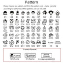 Personalized Kids' Name Stamp Cute Montessori Label Fun Waterproof