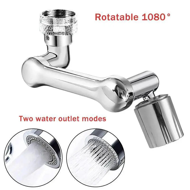 Dual Mode Swivel Faucet Extender For Easy Sink Tasks