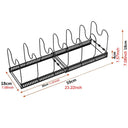 Adjustable Multi-Tier Cookware Organizer Rack for Kitchen