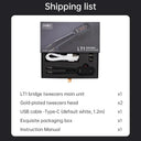 ALIENTEK LT1 Mini Smart Tweezer LCR Tester ERP ESR Tester Digital Resistance Capacitance Inductance Continuity Diode Test Tool