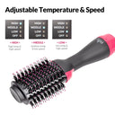 One Step Hair Dryer and Volumizer Round Hot Air Brush