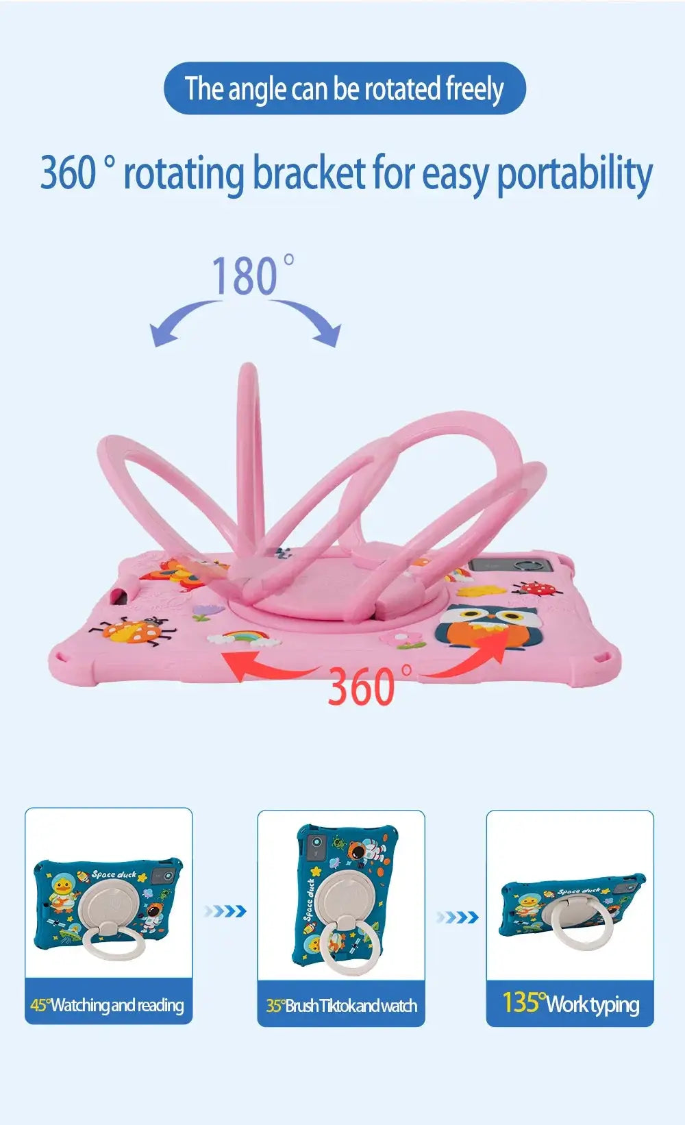 Rugged Kids Tablet Case with Stand — product view 9