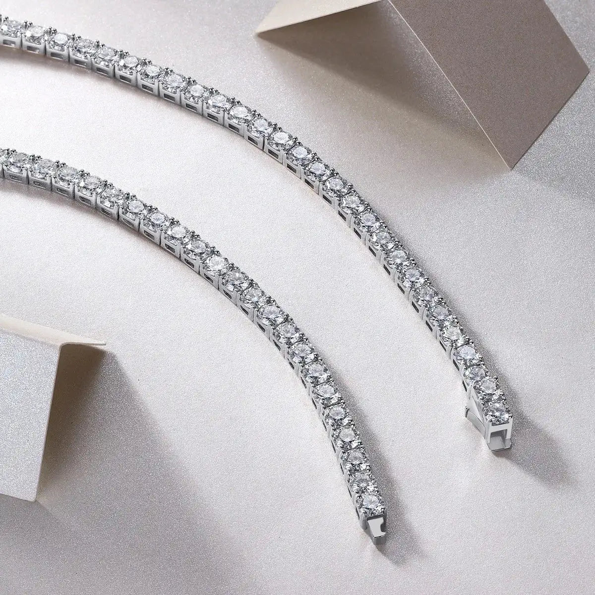 Sterling Silver Tennis Necklace — product image 2