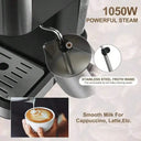 Semi-Automatic Espresso Machine, Single And Double Cup