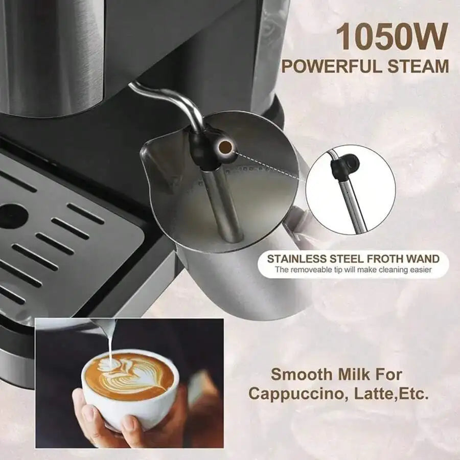 Semi-Automatic Espresso Machine, Single And Double Cup — product view 6