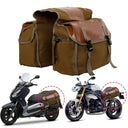 Waterproof Canvas Motorcycle Saddlebag