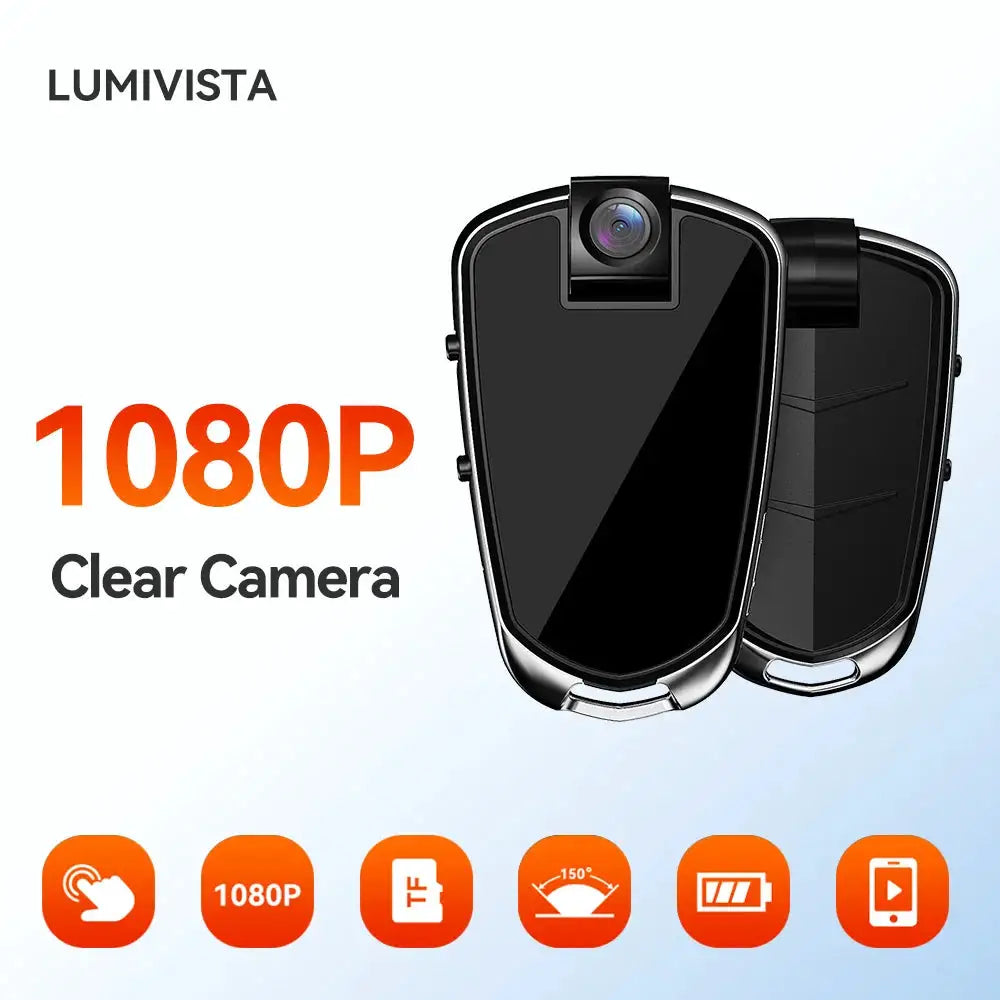 Mini Micro Security Camera 1080P HD - Portable Compact Design for Home Monitoring, Car Safety