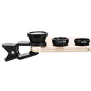 3in1 Fisheye Wide Angle Micro Camera Lens for IPhone Xiaomi