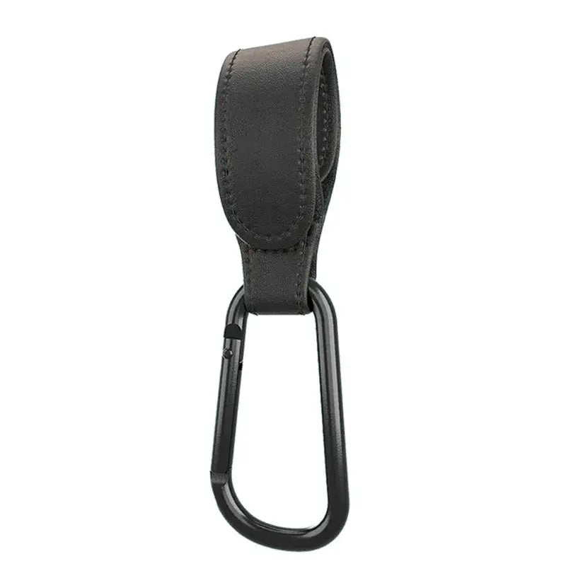 Baby Stroller Hook Fashion PU Leather Adjustable Pram Hook Cart Organizer Diaper Bag Hanger Children Boy Girl Travel Accessories