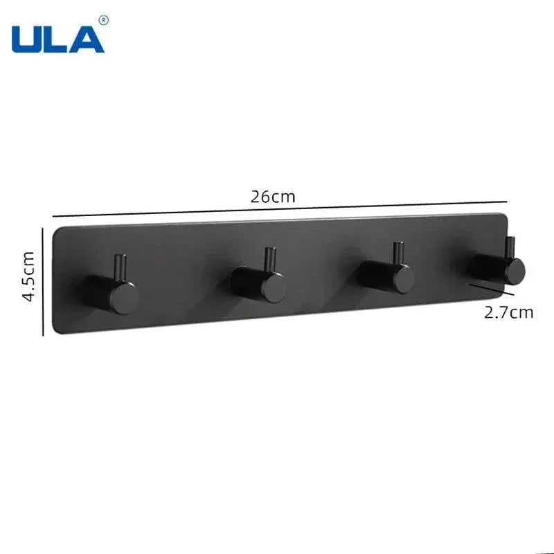 Stainless Steel Bathroom Hook Set Elegant Organization