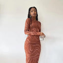 Elegant Evening Party Dress: Sophisticated Bodycon Gown