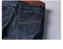 Wthinlee New Business Men's Jeans Casual Straight Stretch Denim