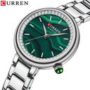 CURREN Ladies Quartz Wristwatch: Elegant Steel Timepiece