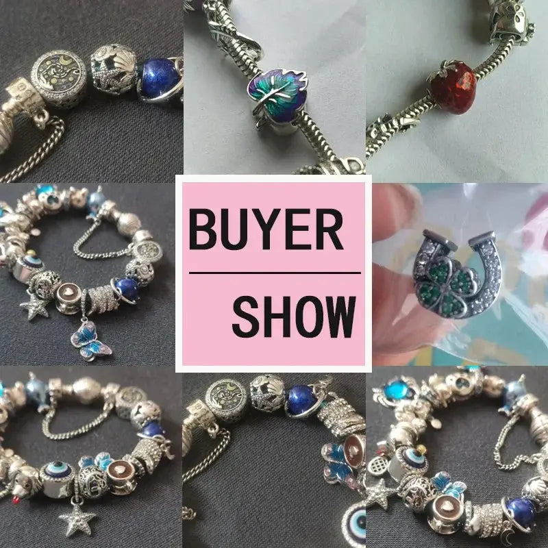 Hot Sale Pandora 925 Owl Charm Blue Zircon And Red Heart