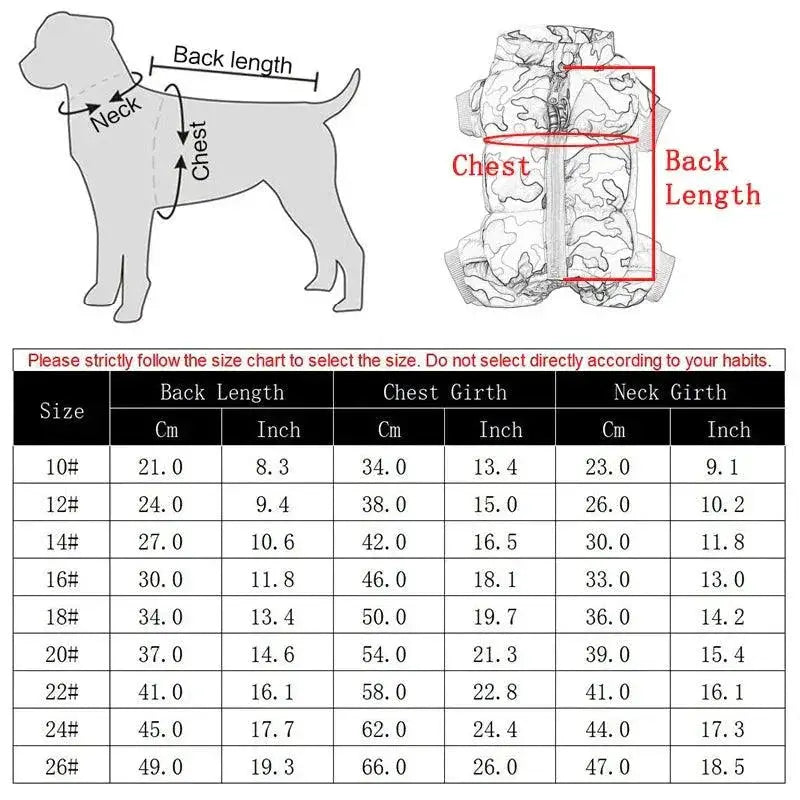 Winter Warm Reflective Waterproof Dog Jacket for Small Dogs