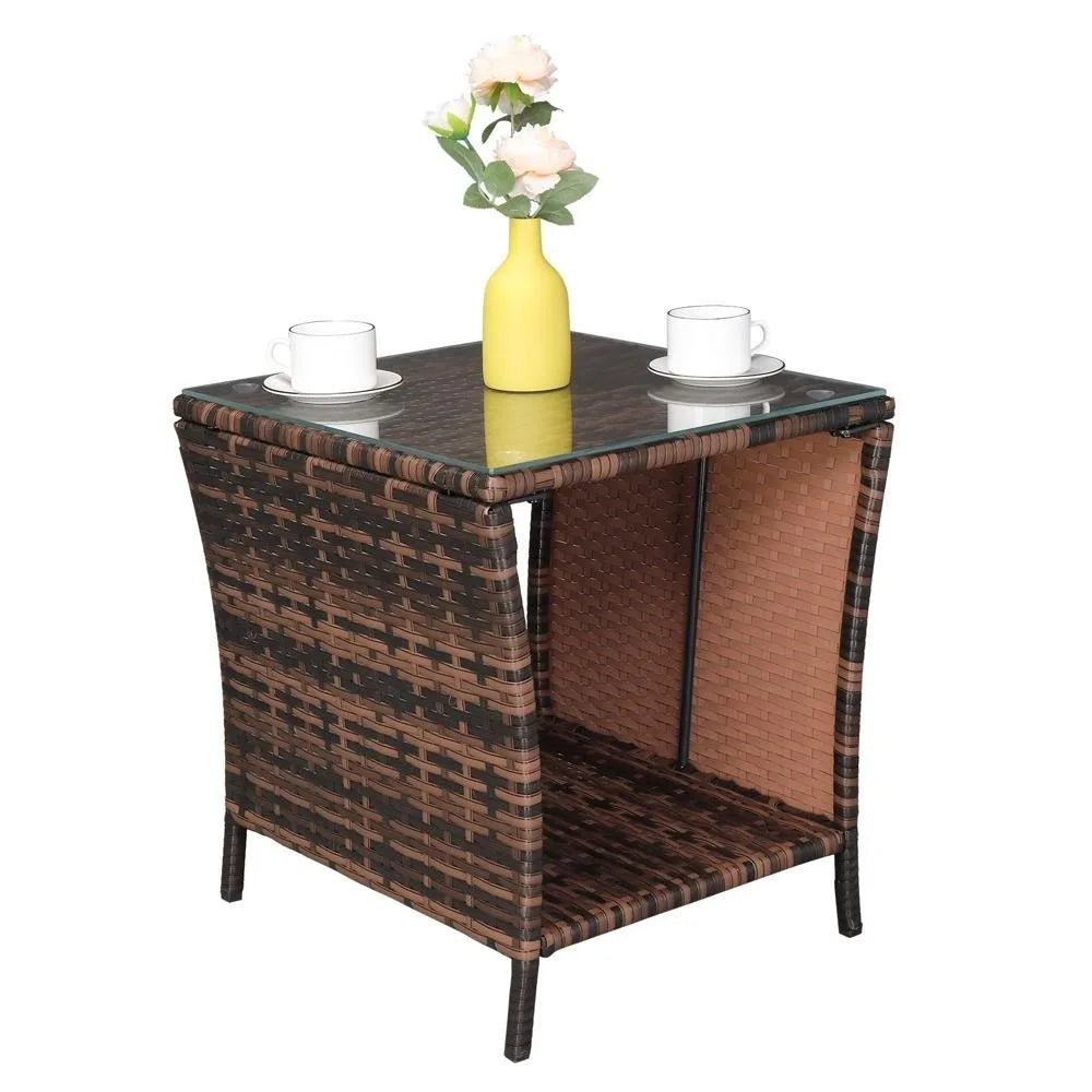 Glass Outdoor Table