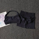 Peach High Waist Yoga Set Hip Lift Wicking