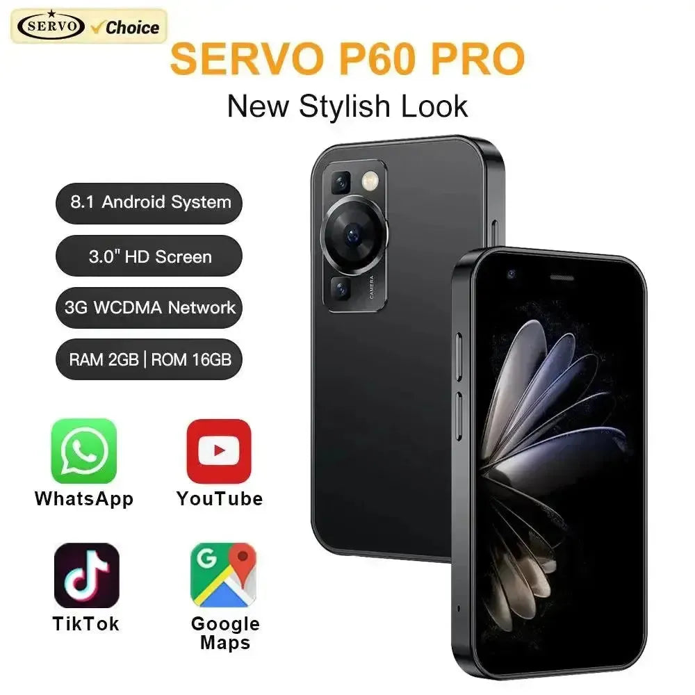 SERVO Mini Dual SIM Android Smartphone With 3.0 Display