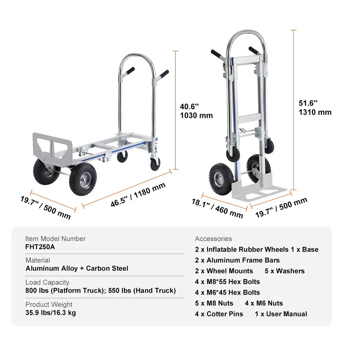 Aluminum Folding Hand Truck — product image 8