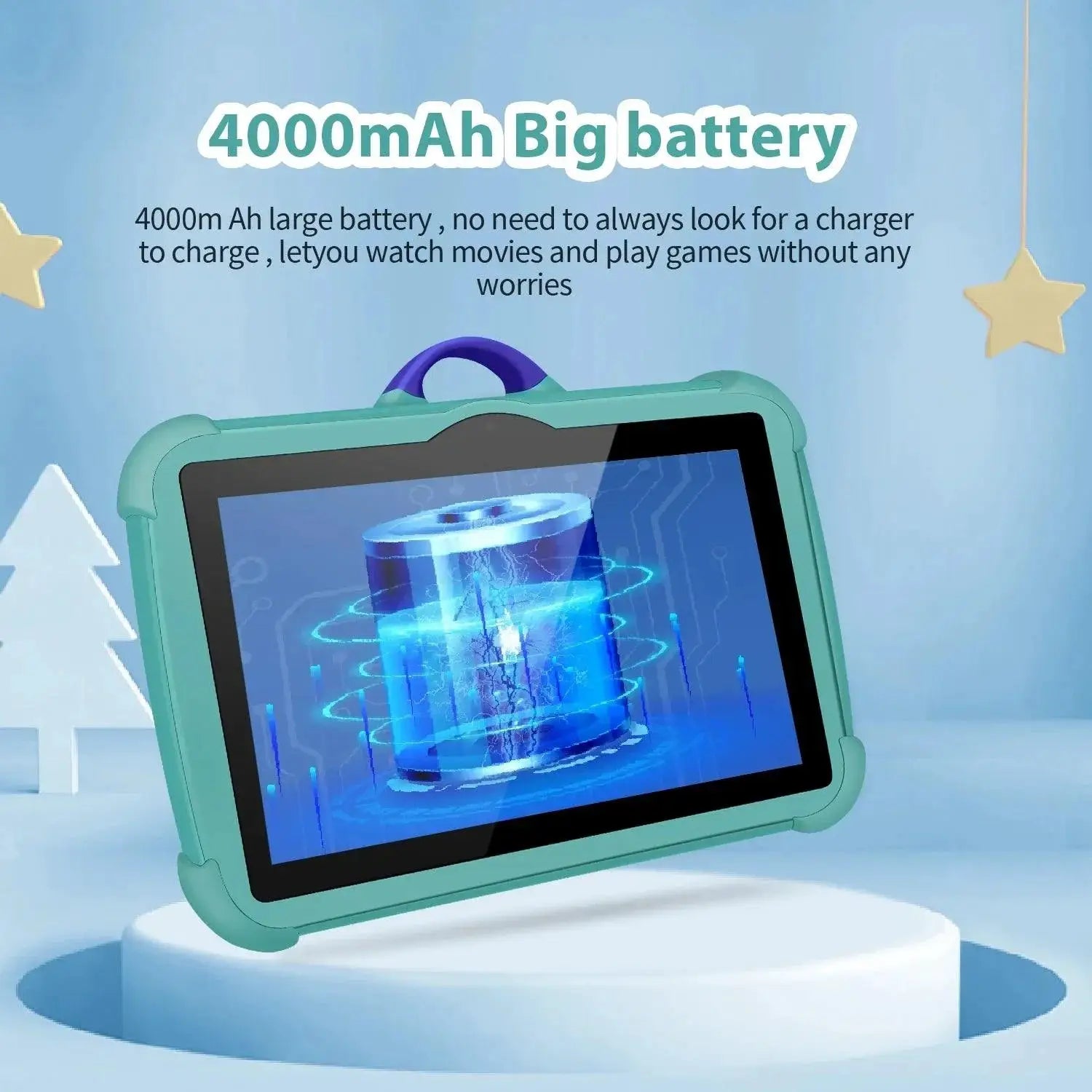 7 Inch Kids Learning Tablet Quad Core 64GB Storage